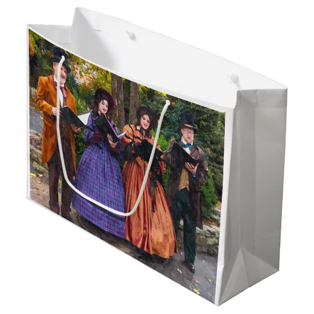Bolsa De Regalo Grande Sonido De Caroleros (Angulo Anverso)