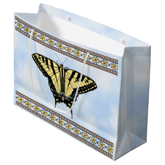 Bolsa De Regalo Grande Souwest Yellow Swallowtail Butfly Blue Sky