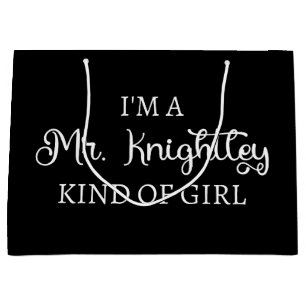 Bolsa De Regalo Grande Soy un Sr. Knightley Tipo de Chica I