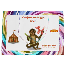 Bolsa De Regalo Grande Spike's balloon monkey magic