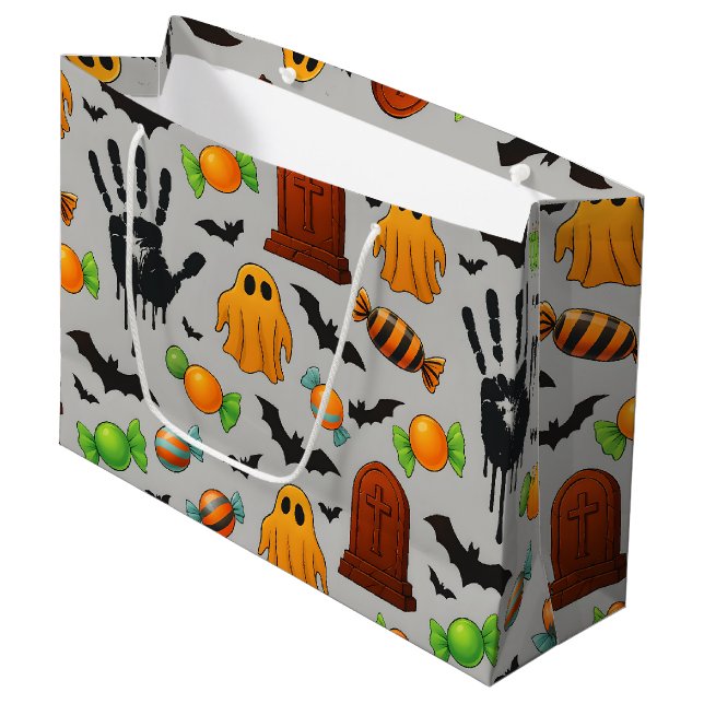 Bolsa De Regalo Grande Spooky Sweets & Shadows (Angulo Anverso)