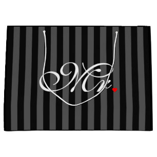 Bolsa De Regalo Grande Sr. Husband Groom His Hers se casa nuevamente
