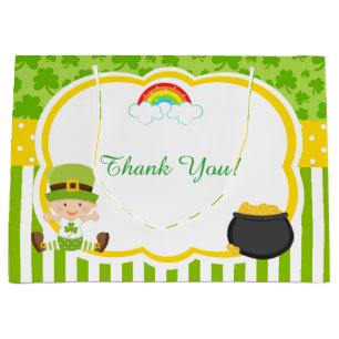 Bolsa De Regalo Grande St Patricks Boy Baby Shower