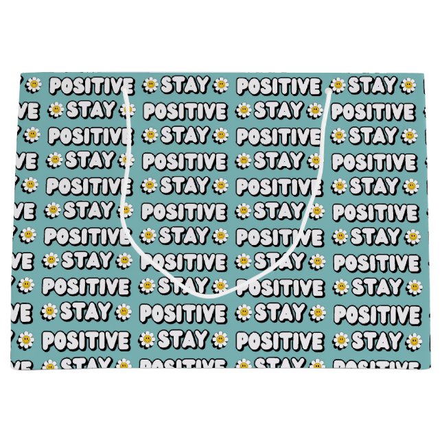 Bolsa De Regalo Grande Stay Positive (Anverso)