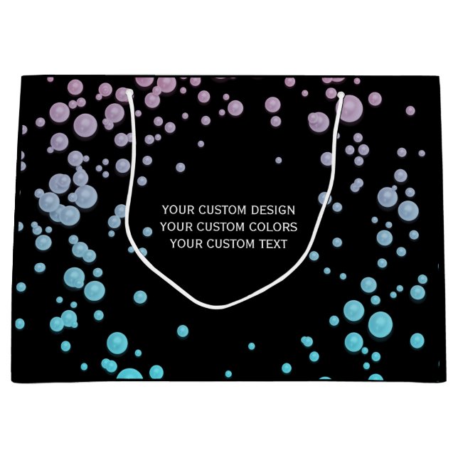 Bolsa De Regalo Grande Su diseño personalizado aquí - (Anverso)