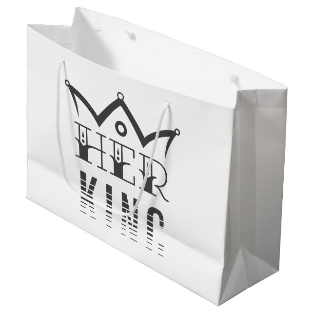 Bolsa De Regalo Grande Su Rey (Angulo Anverso)