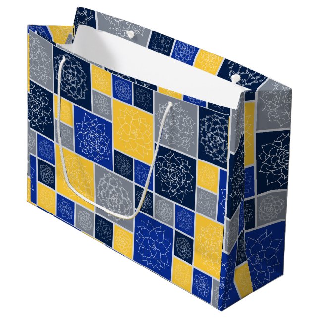 Bolsa De Regalo Grande Suculentos estelares (Angulo Anverso)