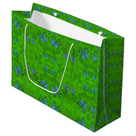 Bolsa De Regalo Grande Sueños de la selva tropical Mariposa Vine Todo oca