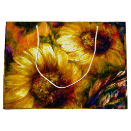 Bolsa De Regalo Grande "Sunflower Gold" 