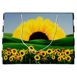 BOLSA DE REGALO GRANDE SUNFLOWER HILL