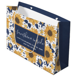 Bolsa De Regalo Grande Sunflower Sunshine Inside Gift Bag