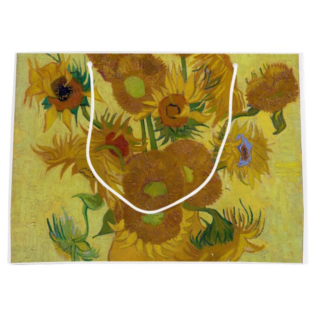Bolsa De Regalo Grande Sunflower, Vincent van Gogh, 1889 (Anverso)