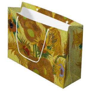 Bolsa De Regalo Grande Sunflowers, Vincent van Gogh