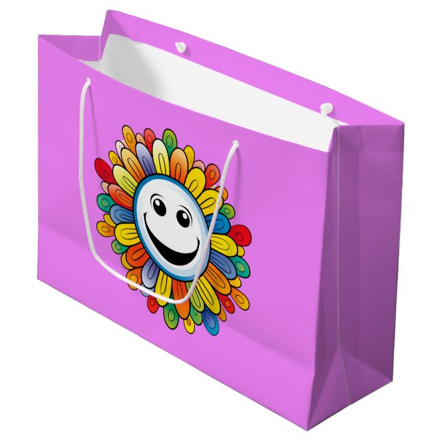 Bolsa De Regalo Grande Sunny Ray Flower (Angulo Anverso)