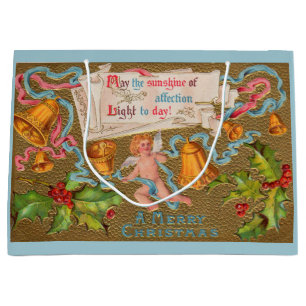 Bolsa De Regalo Grande Sunshine de afecto Feliz Navidad
