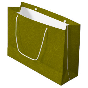 Bolsa De Regalo Grande Superficie verde oliva con patrón de remolino suti