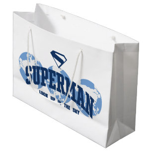 Bolsa De Regalo Grande Superman a través del mundo