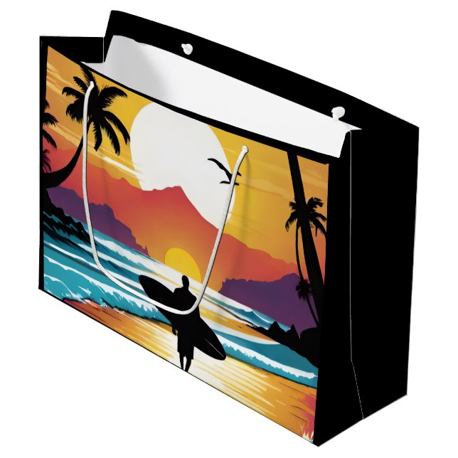 Bolsa De Regalo Grande Surfer (Angulo Anverso)
