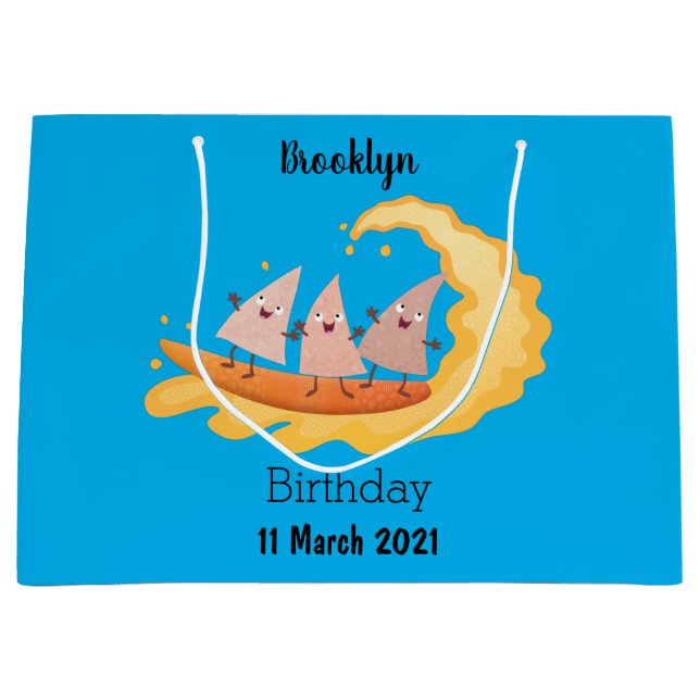 Bolsa De Regalo Grande Surfista de maíz de nachos (Anverso)