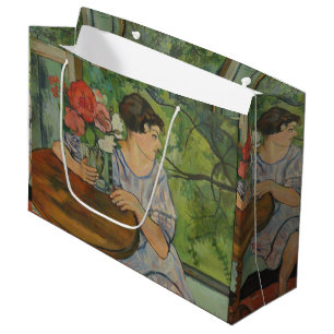 Bolsa De Regalo Grande Suzanne Valadon joven Chica frente a una ventana