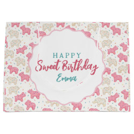 Bolsa De Regalo Grande Sweet Frosted Animal Cookies Birthday Custom