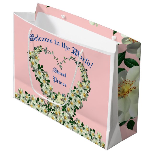 Bolsa De Regalo Grande Sweet Prince - Baby Gift Bag (Angulo Anverso)