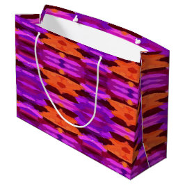 Bolsa De Regalo Grande Tapiz de bolso de regalo morado y Naranja