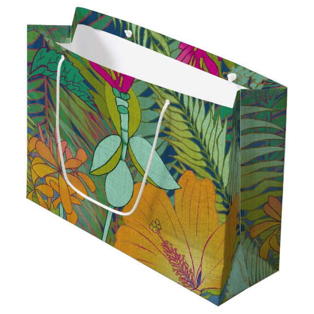 Bolsa De Regalo Grande Tapiz tropical II (Angulo Anverso)