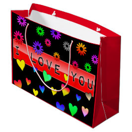 Bolsa De Regalo Grande Te Amo