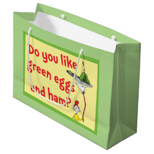 Bolsa De Regalo Grande ¿Te gustan los huevos verdes con jamón?