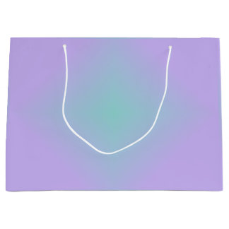 Bolsa De Regalo Grande Teal Lavender Glow