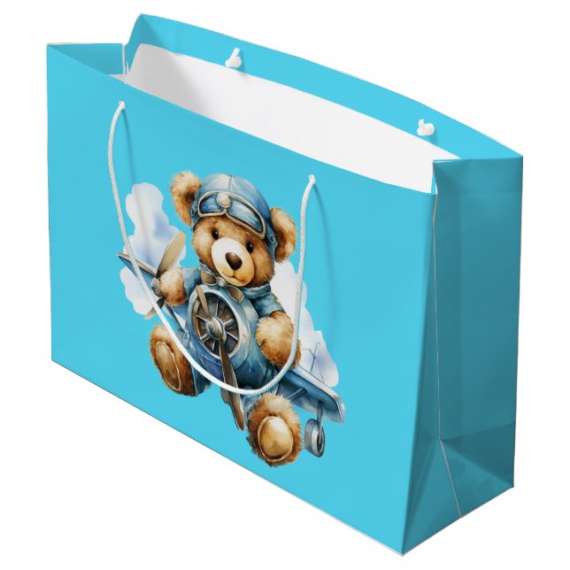Bolsa De Regalo Grande Teddy Bear Flyer (Angulo reverso)