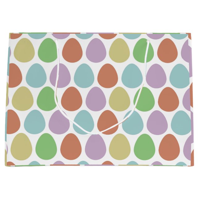 Bolsa De Regalo Grande Tema del Huevo de Pascua (Anverso)