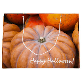 Bolsa De Regalo Grande Temporada de calabaza Dos textos
