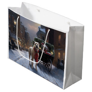 Bolsa De Regalo Grande Temporada festiva de Navidad del Staffordshire Ame