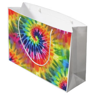 Bolsa De Regalo Grande Teñido anudado