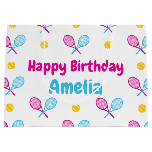 Bolsa De Regalo Grande Tenis femenina dulce grande (Anverso)