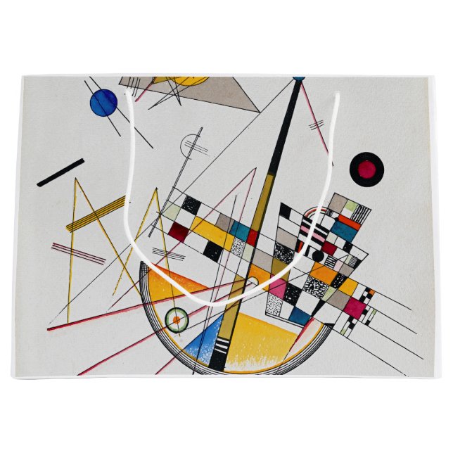 Bolsa De Regalo Grande Tensión Delicada Nº 85, Wassily Kandinsky (Anverso)