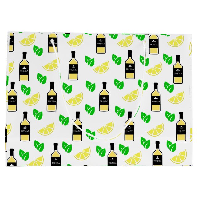 Bolsa De Regalo Grande Tequila y limón (Reverso)