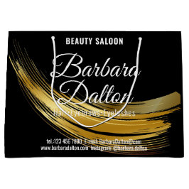 Bolsa De Regalo Grande Terracotta Ocher Beige Gold