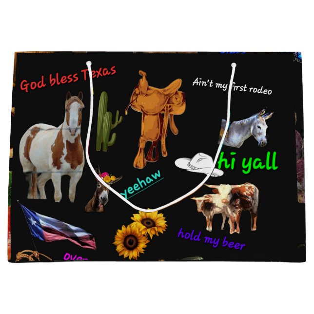 Bolsa De Regalo Grande Texas (Anverso)