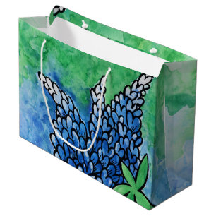 Bolsa De Regalo Grande Texas Bluebonnets