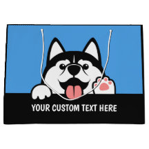 Texto del personalizado del Husky Siberiano