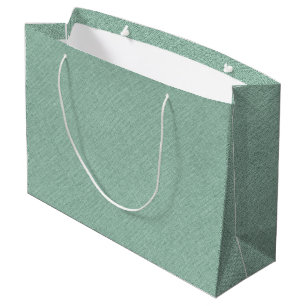 Bolsa De Regalo Grande Textura de imitación verde claro