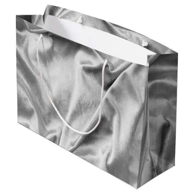 Bolsa De Regalo Grande Textura de tela 3 (Angulo reverso)