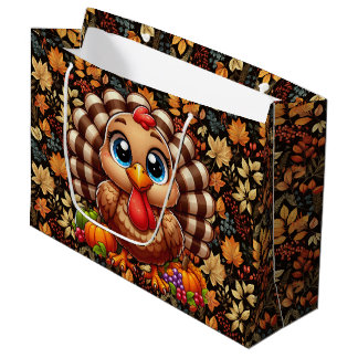Bolsa De Regalo Grande Thanksgiving Turkey