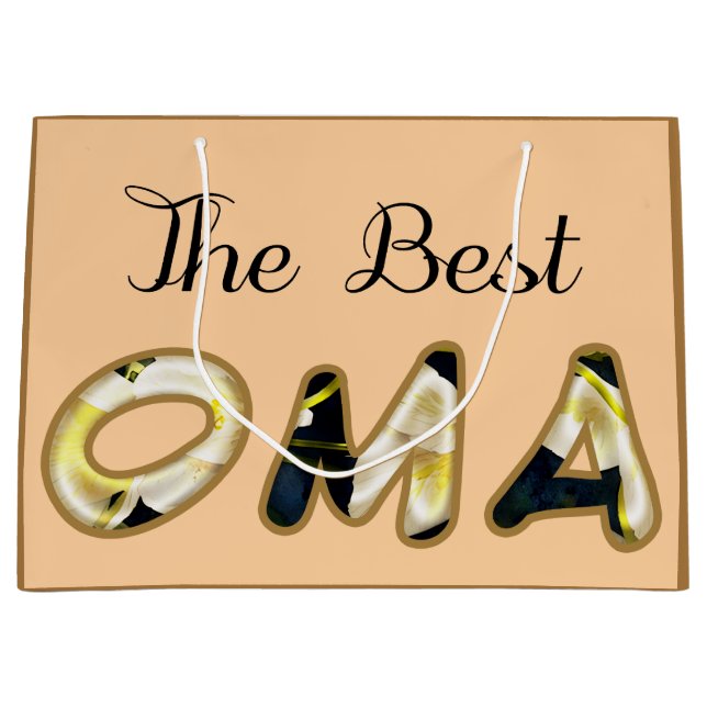 Bolsa De Regalo Grande The Best Oma Gift Bag (Anverso)