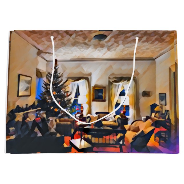 Bolsa De Regalo Grande The Christmas Room (Anverso)