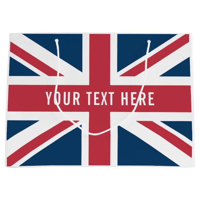 Bolsa De Regalo Grande The Union Jack British Flag (Anverso)