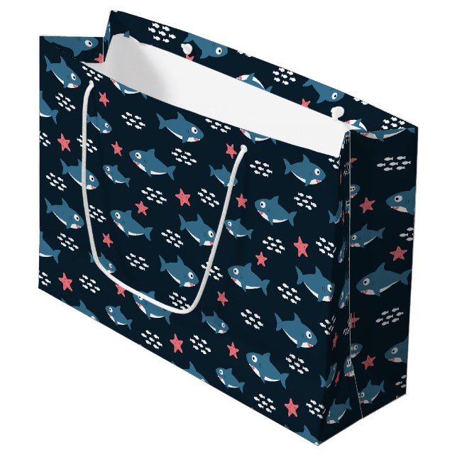 Bolsa De Regalo Grande Tiburón (Angulo Anverso)
